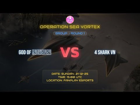 M2 GOD OF ぬきたし vs 4 SHARK VN |Operation Sea Vortex | R1 | FNE