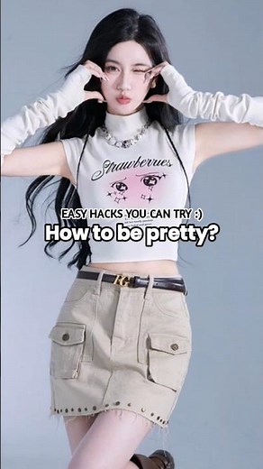 How to be pretty 😍 beautiful Girl (Easy hacks you can try :) 💓✨ #beautiful #girl #life #tips #smile