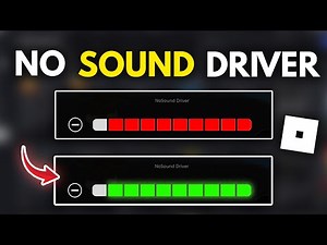 How to Fix "No Sound Driver" on Roblox (FAST 2025)