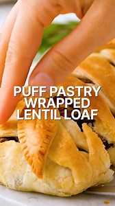 2.6K views · 65 reactions | This Puff Pastry Wrapped Lentil Loaf is...
