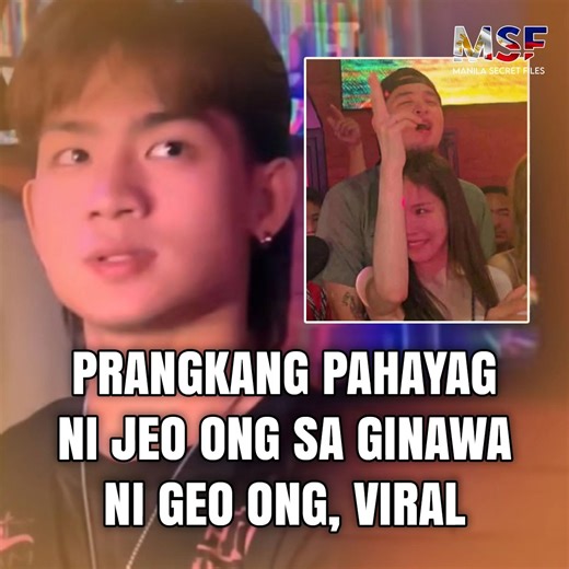 Hindi inasahan ng marami ang magiging mensahe ni Jeo Ong sa sa ginawa ng kanyang ama sa bar | Manila Secret Files