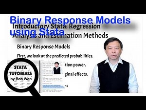 Binary Response Models Using Stata | Regression Analysis and Estimation Methods | Stata Tutorials 49