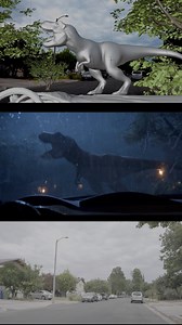 20K views · 90 reactions | Jurassic world Visual Effect Breakdown - made from home #blender #aftereffects #vfx | Phil.Flock | Facebook