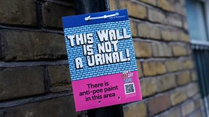London's Soho district gets pee-repellent paint on walls to deter public urination