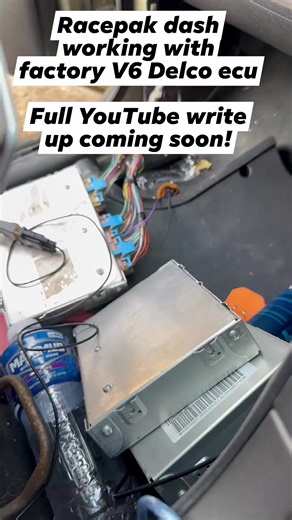 6.5K views · 48 reactions | Testing out the racepak dash on a factory V6 commodore ecu, this was done with custom software and an Arduino, full write up on our YouTube soon! #racepak #delco #v6 #ecotec #chr0m3motorsport | Chr0m3 Motorsport | Facebook