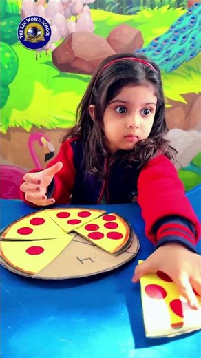 Pizza Fraction Activity for Kids 🍕 | Cognise Numbers and Fractions in a Playful Way