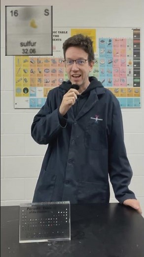 The Story of Sulfur (#16) in 30 seconds!