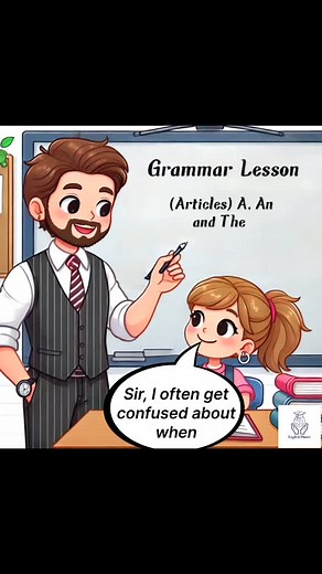 38 reactions | Title:  Mastering Articles: A, An, & The Explained!...