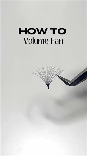 LEARN HOW TO VOLUME: #volumefanning #howtolash #lashartists #lashextensions #beauty