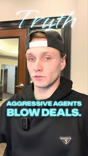 Why Aggressive Agents Cost Their Clients Money