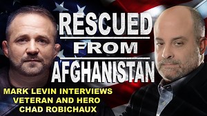 96K views · 8.2K reactions | As Kabul fell to the terrorist Taliban forces, one Marine veteran was working hard to save as many lives as he possibly could. On this special episode of "LevinTV," Mark interviews the courageous Chad Robichaux about his coalition, “Save Our Allies,” and his efforts to save 12,000 souls from the nightmare of Kabul by sneaking them onto planes and flying them to safety. | LevinTV | Facebook