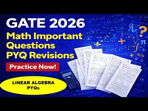 GATE 2026 | LINEAR ALGEBRA PYQs | ENGINEERING MATHEMATICS | VISHAL SONI SIR