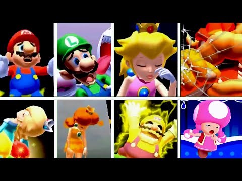Mario Golf: World Tour - All Double Bogey Character Animations