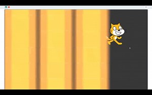 用Scratch做了一个简单躲激光小游戏