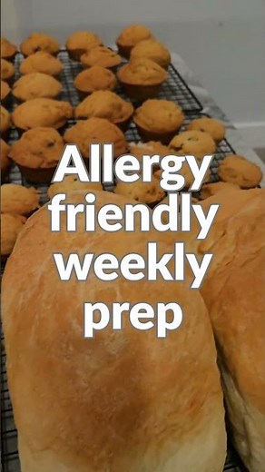 Allergy Friendly Weekly Prep | Dairy-Free Homemade Snacks for Kids Lunches