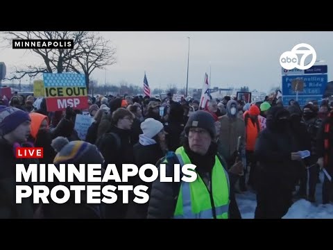 🔴LIVE | Protests erupt in Minneapolis following deadly ICE shooting