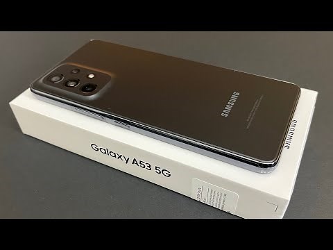 Unboxing SAMSUNG A53 5G - Black