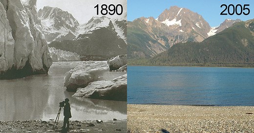 These Before and After Photos Show How Glaciers in the US Are Melting