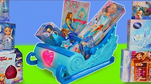 Frozen Toy Dolls- Elsa & Princess Anna Dollhouse, Carriage & Doll Play - Surprise Toys for Kids | ABC Toon TV