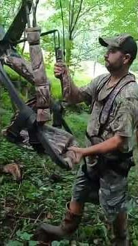 Summit Viper Stand Setup In One Minute #huntingshorts #deerhunting #deerhunter