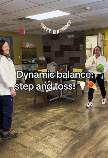 Dynamic Balance Techniques: Step and Toss