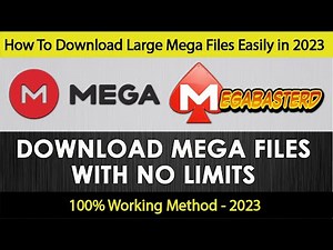 How to download large files from mega link in one click | Updated Method 2023 | API issue solved