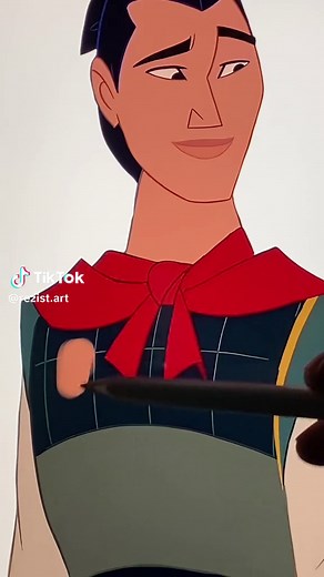 Genderbent Li Shang Fanart