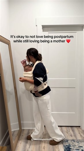 Encouragement for the fellow pp moms out there, I’m 6 months postpartum recovering from a c section ❤️ it gets tough. #postpartumjourney #mom #csection