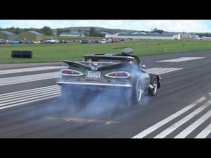Radar Run with 800 HP Blown Hulk Camino Rat Rod (1959 El Camino)