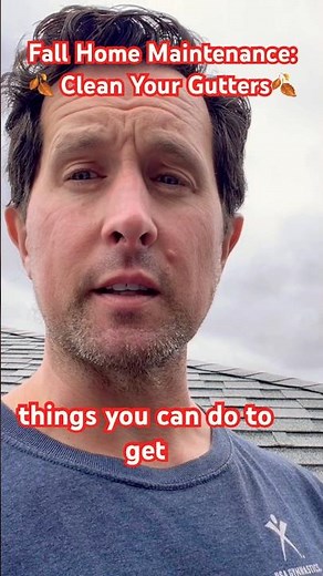 🍂Quick and easy gutter cleaning