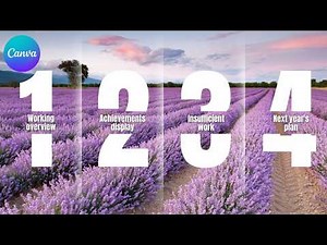 How to Create a Year End Review Slideshow in Canva