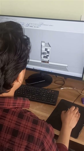 Daily=37/365 day challenge #lifeisbutadream #architecture #minivlog #autocad #vlog #shorts #turbocad