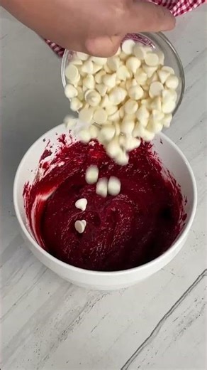 Air Fryer Red Velvet Cookies 🍪 Easy Small Batch Recipe #airfryerrecipes #easybaking #cookies