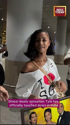 Tyla Arrives in Mumbai for Her Explosive Debut at Indian Sneaker Festival 2025!