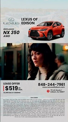 Command the Road: Introducing the 2025 Lexus NX 350 AWD