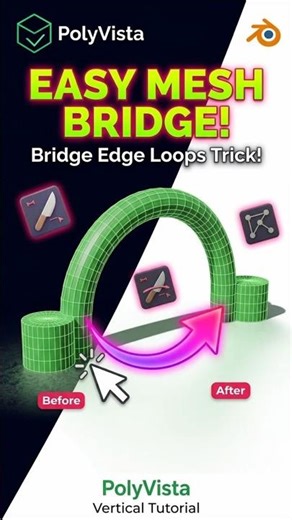 make curve between two objects | bridge edge loop tool | #3d