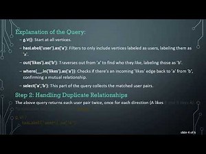 Discovering Mutual Relationships in Graph Databases with Gremlin