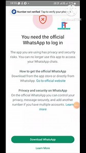 Fix whatsapp number not verified problem | whatsapp log in problem solve | whatsapp number not verified problem solve | FeatureTech