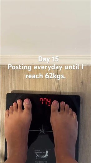 Weight loss journey..day 15!