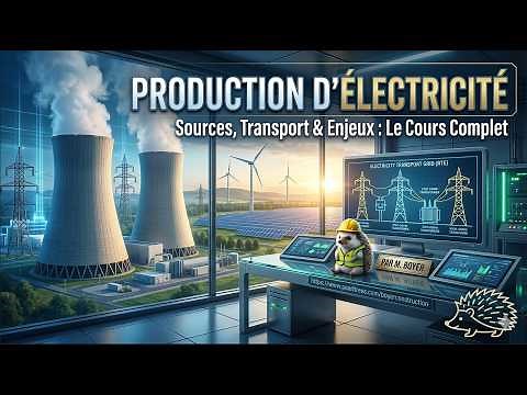 Cours Complet : Production et Transport de l'Énergie Électrique en France.