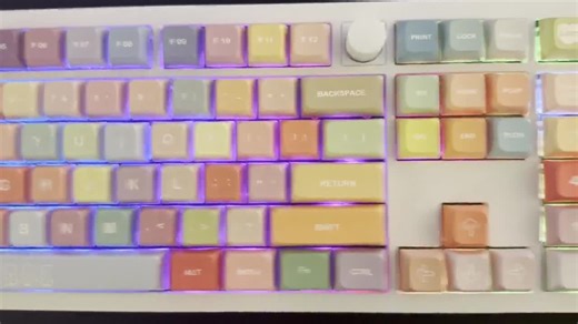 Rainbow Candy Keycaps: XDA Profile, PBT - Etsy
