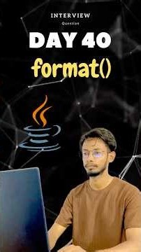 How To Use format() Method in Java | Java String Methods for Beginners #shorts #coding