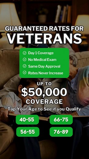  ATTENTION VETERANS! You qualify for: ✅ FULL COVERAGE: Up to...