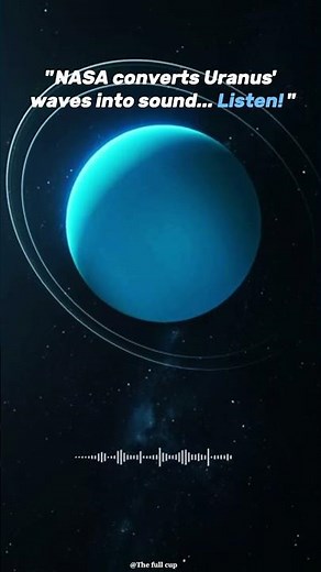What Uranus Actually Sounds Like...#space #universe #exploration