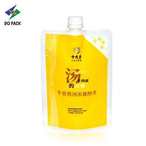 [Hot Item] Customzed Printing Stand up Pouch with Spout for Soup Food Packaging Bag