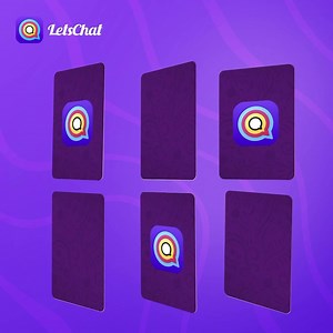 It's game time!!!💪🏽💪🏽💪🏽 Which of the cards contain the LetsChat logos? #gametime #LetsChat #letschatfreecalls | LetsChat