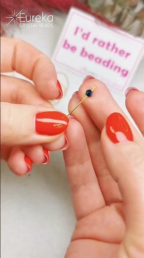 Jewelry in Minutes! How to Make an Easy Toggle Clasp Necklace With Crystal Heart Pendant | #shorts