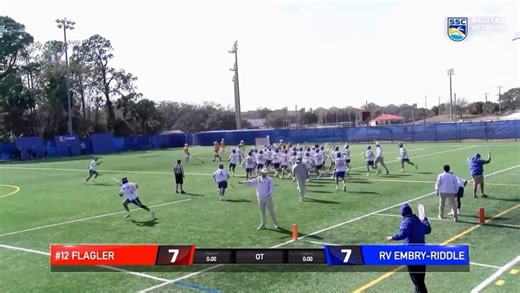 D2 Lax Updates on Instagram: "Down goes #12 Flagler!!! Embry Riddle wins 8-7 in OT goal scored by #28 Pierce Montes. #d2lax #d2lacrosse #collegelacrosse"