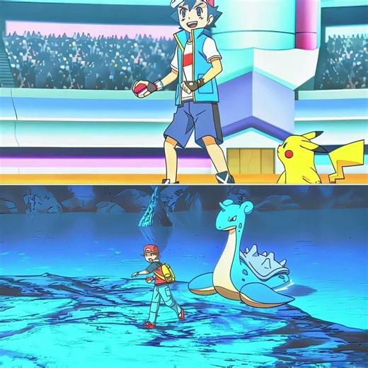 Ash Vs Red The Legendary Battle 💀 | Pokemon edit | #pokemon #anime #pokémon #edit #fyp