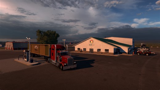 Another peek at our upcoming American Truck Simulator expansion! This time we’re rolling into South Dakota, showcasing truck stops where drivers can rest, refuel & soak in the local vibe. 🚛⛽ Read more at 👉 https://blog.scssoft.com/2025/09/south-dakota-truck-stops.html | SCS Software